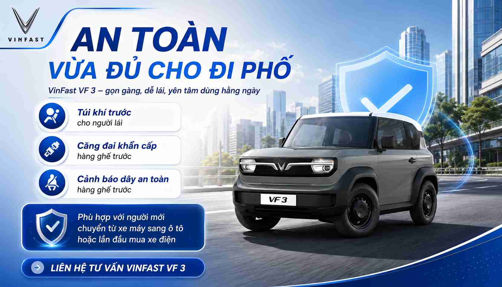 Trang bị an toàn của Vinfast VF 3