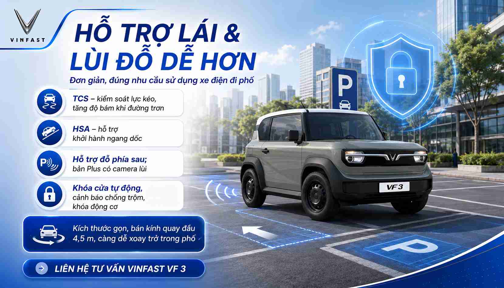 Trang bị an toàn của Vinfast VF 3