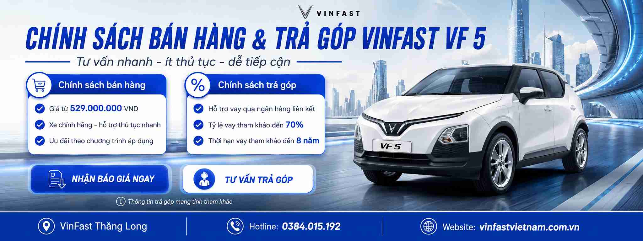 Chính sách bán hàng và trả góp xe ô tô Vinfast