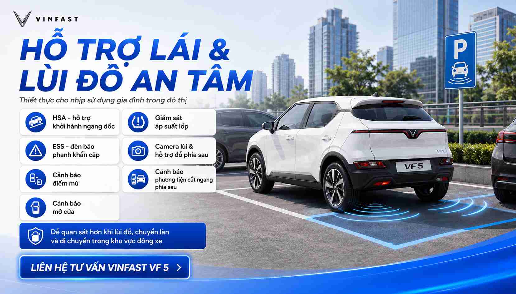 Trang bị an toàn của Vinfast VF 5