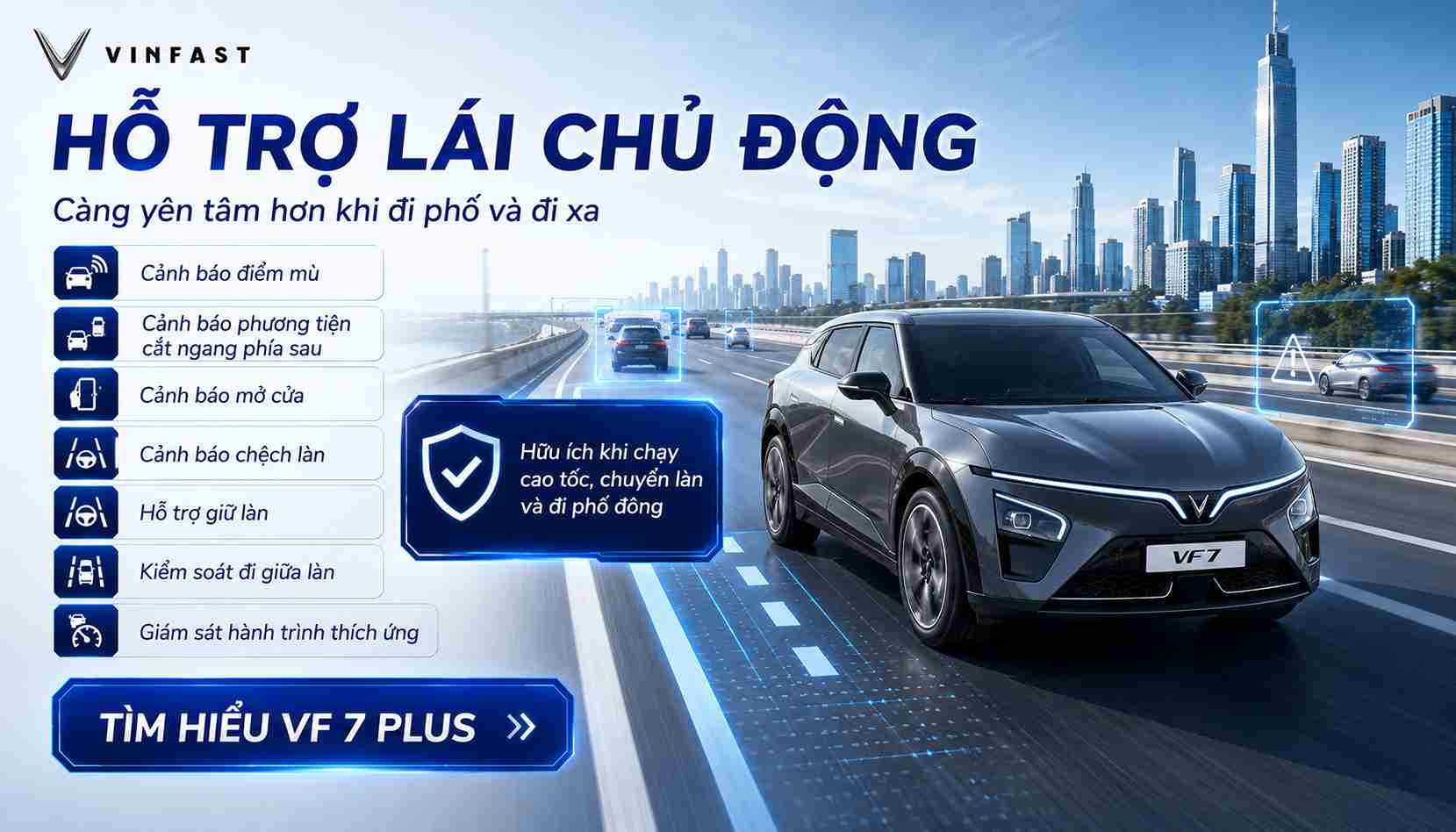 Trang bị an toàn của Vinfast VF 7