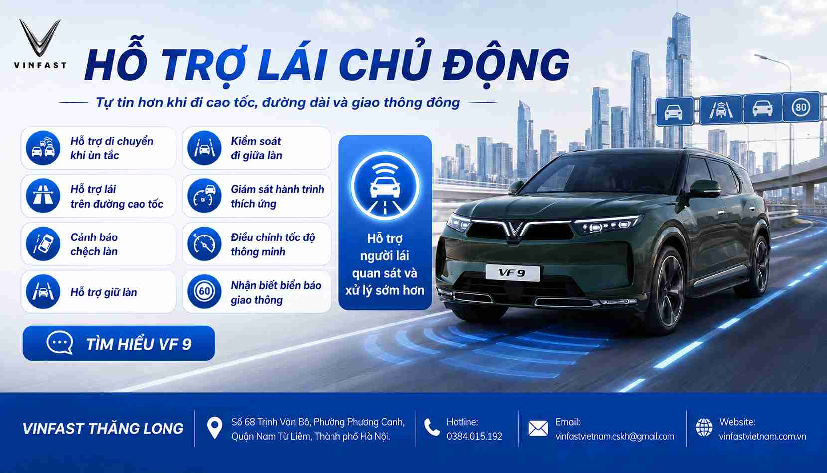 Trang bị an toàn của Vinfast VF 9